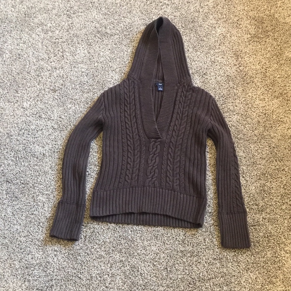 Sweater-shirt with a hood